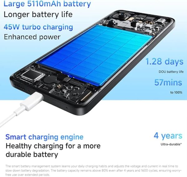 Smartphone Xiaomi Redmi Note 14 5G NFC - Imagem 3